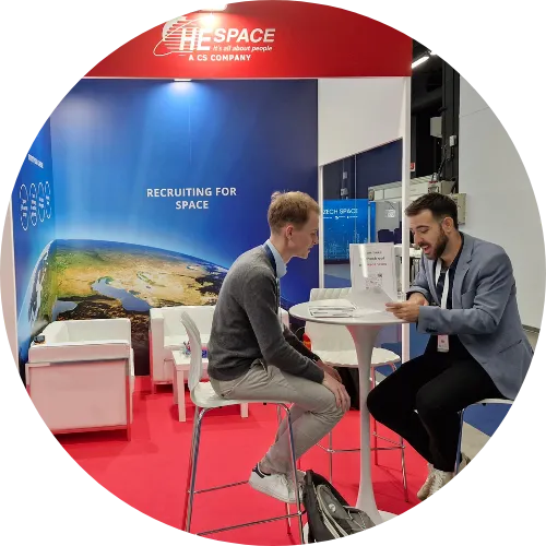 Recruiting at IAC 2024 Andres